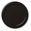 Black Plastic Dinner Plates 230mm