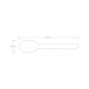 Bulk Wooden Dessert Spoons Dimensions