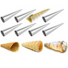 Cream Horn Moulds Stainless Steel 4 Pack