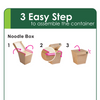 NeverLeak Noodle Box Assembly Instructions