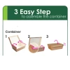 NeverLeak 1100ml Large Container Assembly Instructions