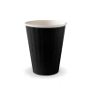 Biopak Black Double Wall Biocups 255ml 8oz 50 pack