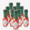 Tabasco Sauce Mini Glass Bottle 3.7ml 10 Pack