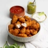 Aussie Tempura Chicken Breast Bites Plated