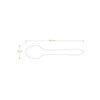 Bulk Wooden Teaspoons Dimensions