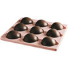 Le Dome Collection Pistachio & Dark Chocolate 9 Pieces In Tray