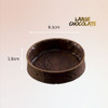 Chocolate Tart Shells Large Round 8.1cm 45 Pack