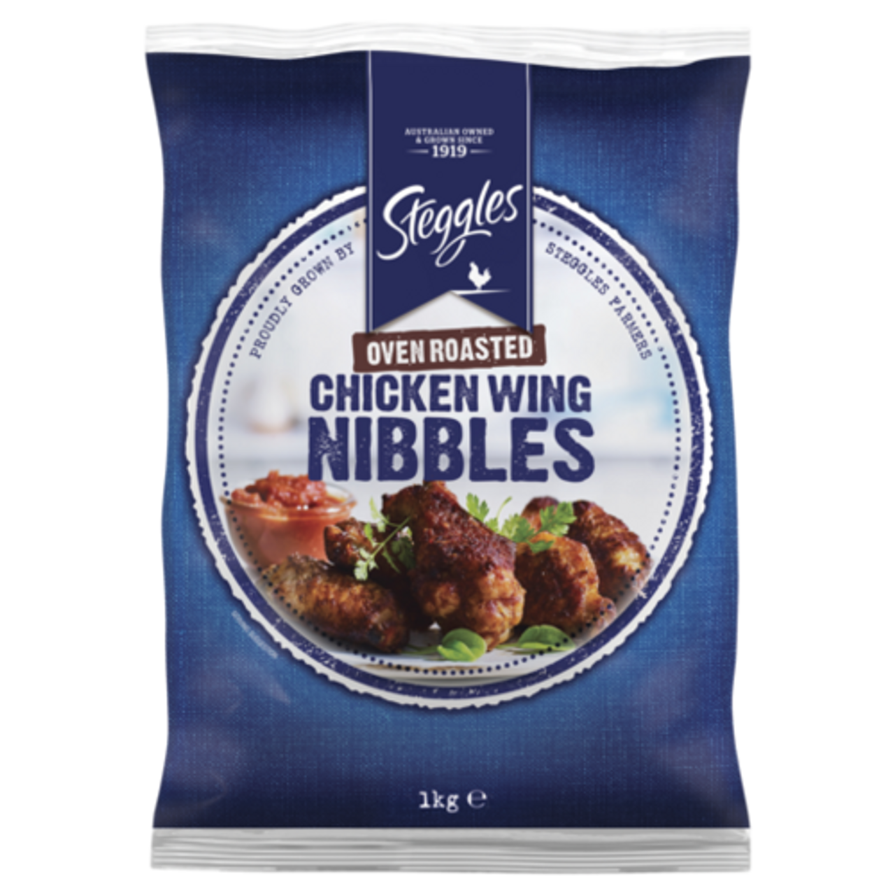 Steggles Chicken Wing Nibbles Oven Roasted 1kg