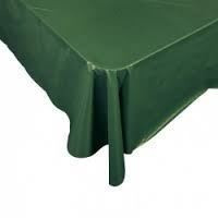 Tablecloth Green Hunter Rectangle Plastic Padstow Food Service