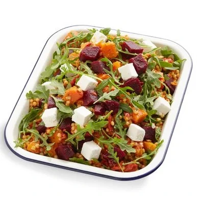 Fresh Chermoula couscous, beetroot, feta and rocket catering salad from Padstow Food Service