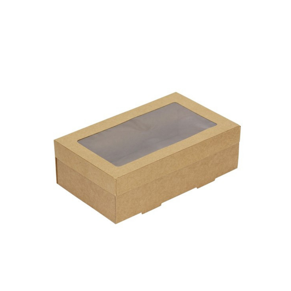 Kraft Catering Grazing Box With Window Lid 1