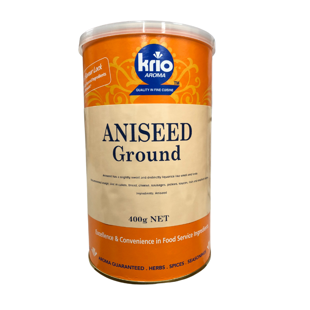 Krio Krush Aniseed Ground 400g Padstow Food Service Distributors
