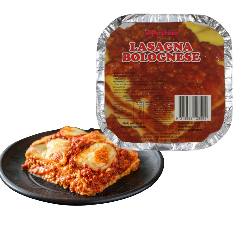 Lasagne Bolognaise Single Serve 200g Il Pastaio