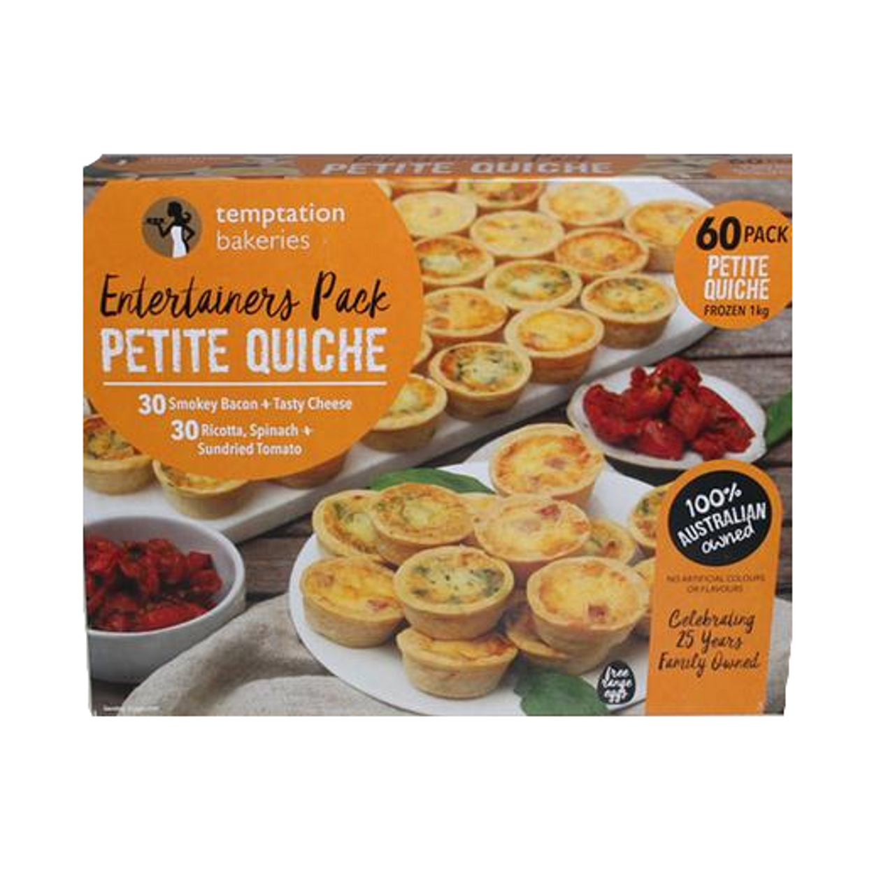 Petite Quiche Entertainers 60 Pack - Padstow Food Service Distributors