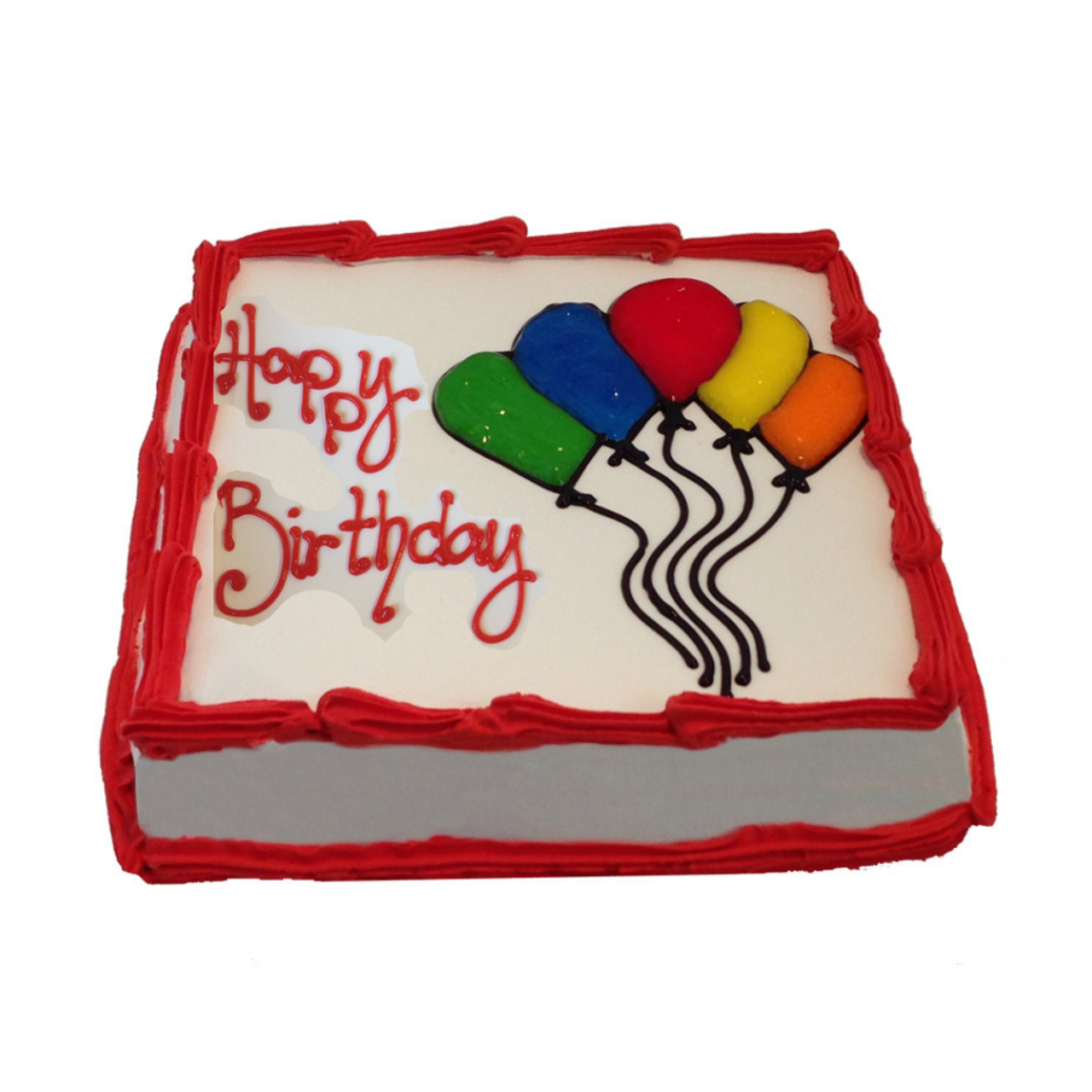 CakeGallery - Square Chocolate Birthday Cake with... | Facebook