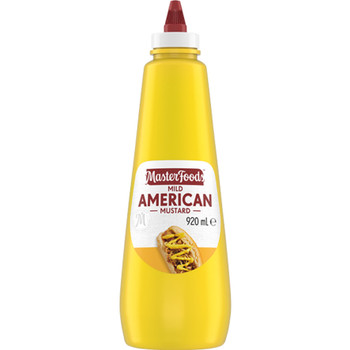 Masterfoods Squeezy Mild American Mustard 920ml
