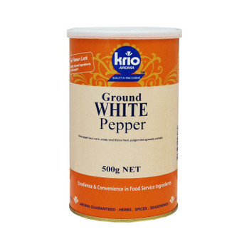 Krio Krush White Ground Pepper 500g Krio Krush foodservice product