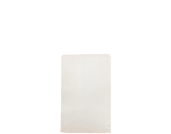 Flat White Paper Bag 250 x 165 mm WF02 x 500 Pack