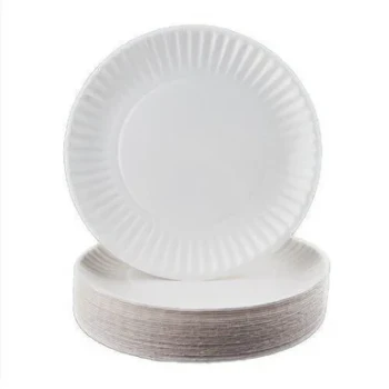 Round 6 Inch White Paper Plates x 50 Pack