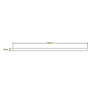 Biopak Wooden Coffee Stirrers Dimensions