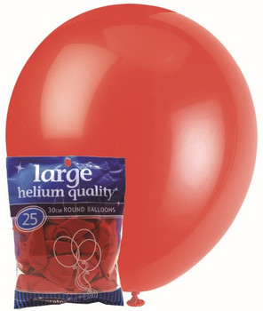 Balloons Decorator 25 Pkt- Red Bright