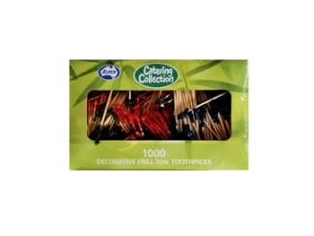 Toothpicks Frilled 2.5Inch - 1000