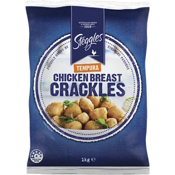 Steggles Tempura Chicken Breast Crackles 1kg