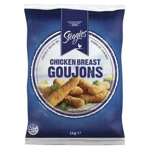 Steggles Chicken Goujons 1kg Packaging