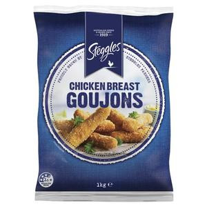Steggles Chicken Goujons 1kg Packaging