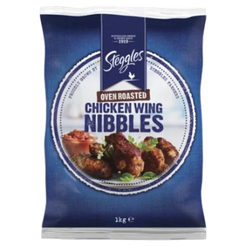 Steggles Chicken Wing Nibbles Oven Roasted 1kg