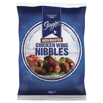 Steggles Chicken Wing Nibbles Oven Roasted 1kg