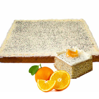 Catermate Orange Poppyseed Slab Cake