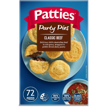 Patties Party Pies 72 carton