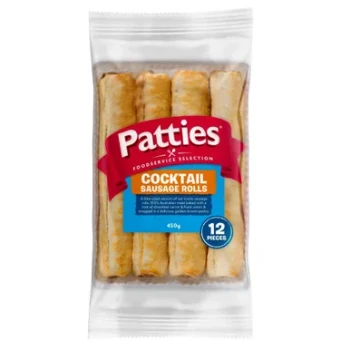 Patties Cocktail Sausage Rolls 12 Pack