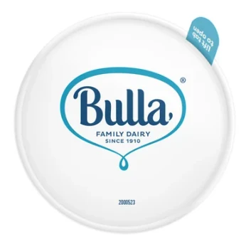 Bulla Gluten Free Vanilla Ice Cream Cups Lid View