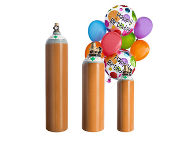 Helium gas tanks for hire blow up party balloons