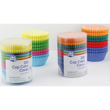 Multi Coloured Cupcake  Cases 200 Pack