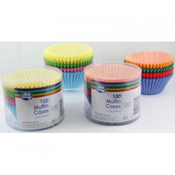 Muffin Case  Coloured 100