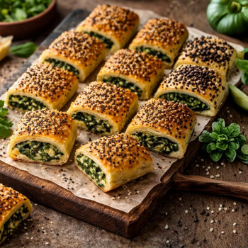 Cocktail Spinach & Cheese Rolls 12 Pack