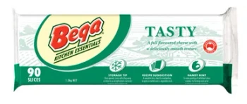 Bega Tasty Sliced Cheese 8 x 90 Packs