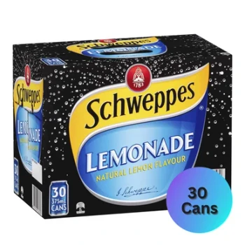 Schweppes Lemonade 30 x 375ml Cans