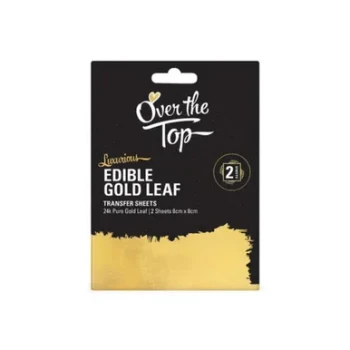 Pure 24K Edible Gold Leaf 2 Sheets