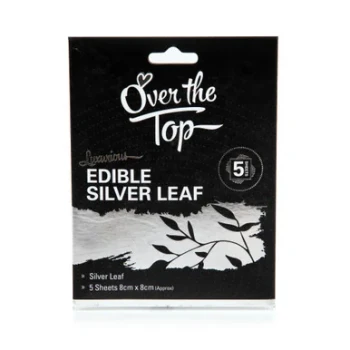 Edible Silver Leaf  5 Sheets