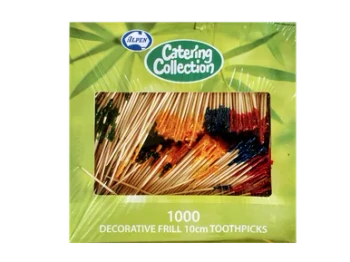 Toothpicks Frilled Large 10 cm x 1000 -Alpen