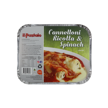 Il Pastaio Cannelloni Ricotta & Spinach 2.2kg