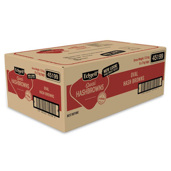 Edgell Hash Brown Ovals 6 x 2kg Carton
