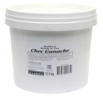 Bakels Chocolate Ganache 12.5kg Pail