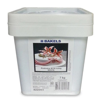 Bakels White Ready To Roll Pettinice Fondant Icing 7kg