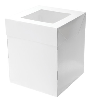 CAKE BOX 10in TALL 8 x 8in SQUARE