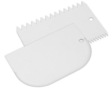 ICING COMB & BOWL SCRAPER 2 PIECE